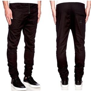 I Love Ugly Zespy Black Pants Zipper Detail XL NWOT